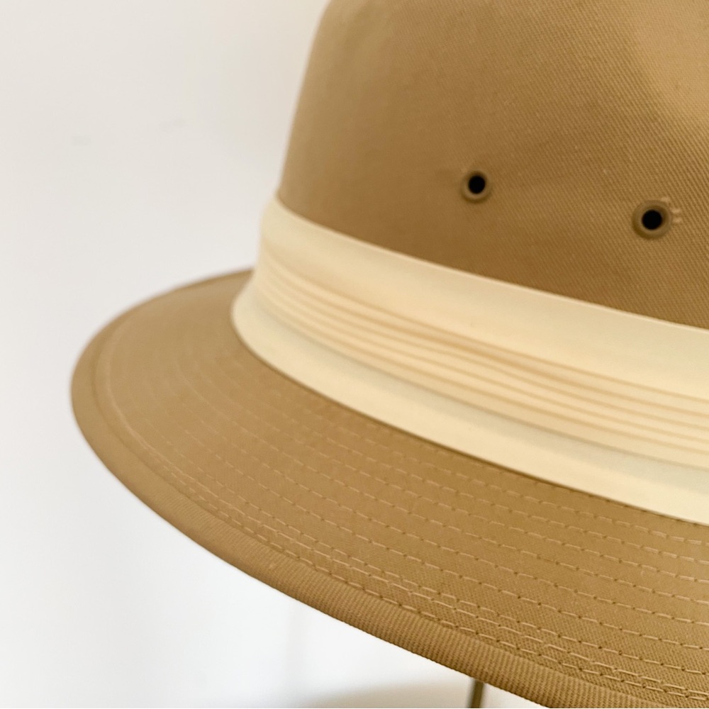 Vintage khaki fedora hat USA Blair summer Men’s XL - Picture 4 of 16